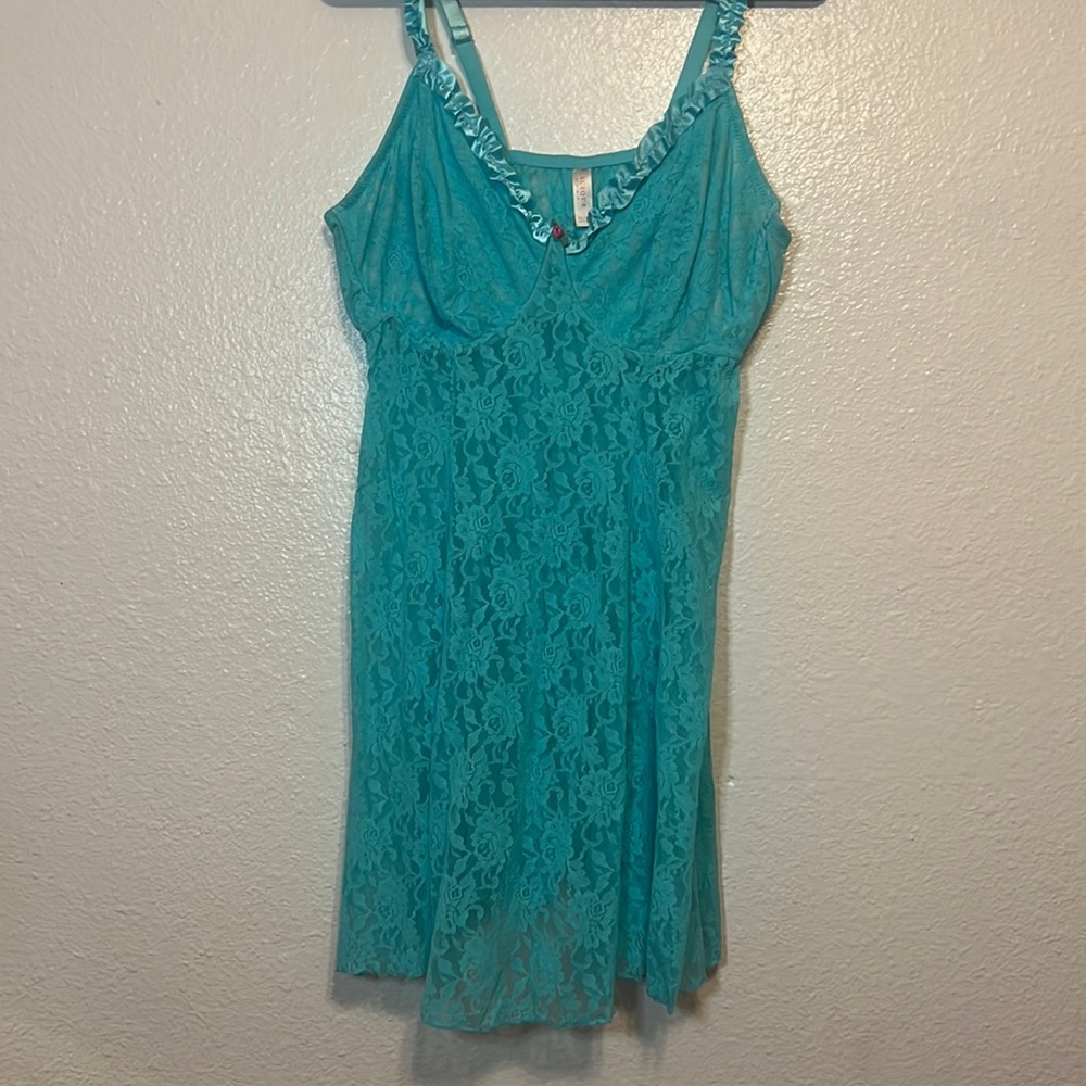 Lace slip dress
